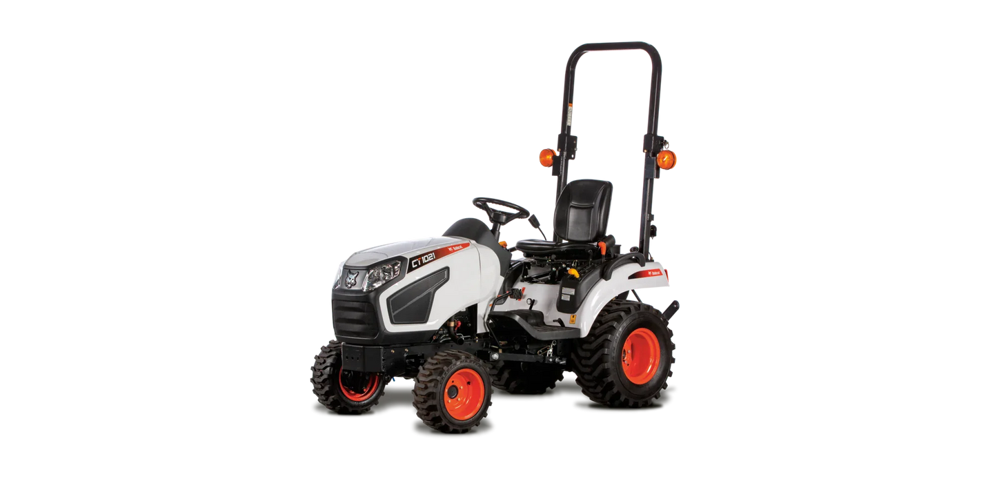 Bobcat CT1021 Sub-Compact Tractor w/ FL6 loader and M60 Belly Mower Hydrostatic Transmission